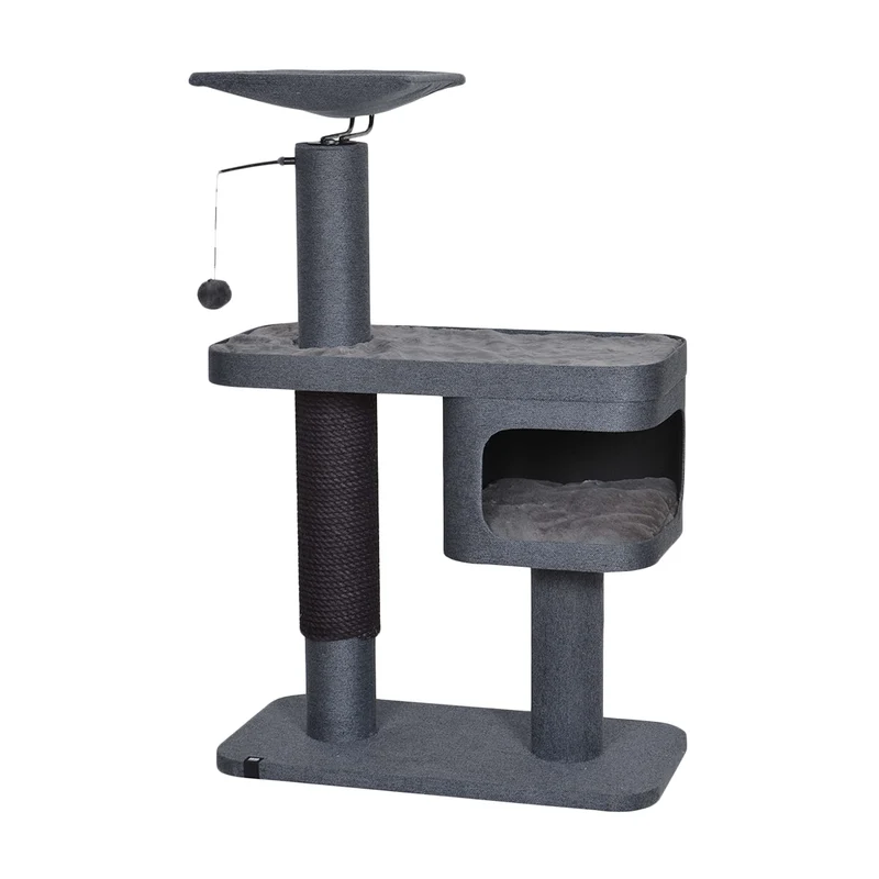 ebi Cat Scratching Tree Furniture Katla Anthracite 128cm