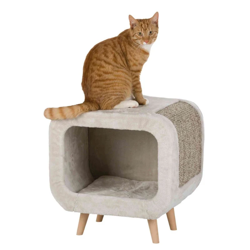 Trixie Alicia Cuddly Cave & Scratcher for Cats 38x7x18cm