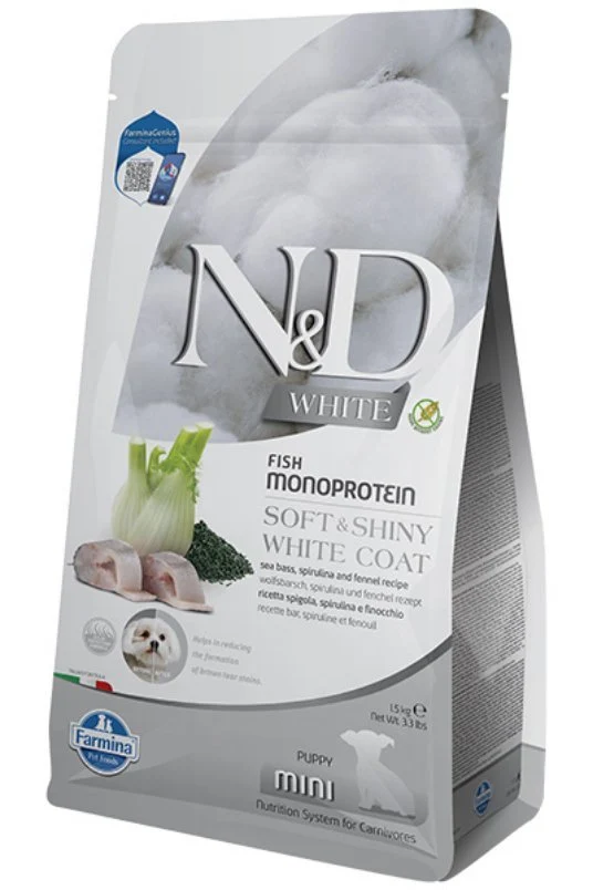 Farmina Nd Puppy Lubina Spirulina Alimento Seco 1,5Kg