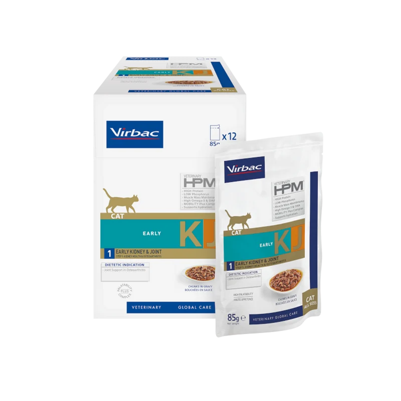Virbac Pf HPM Feline Early Kidney & Joint Comida Húmeda 12 piezas