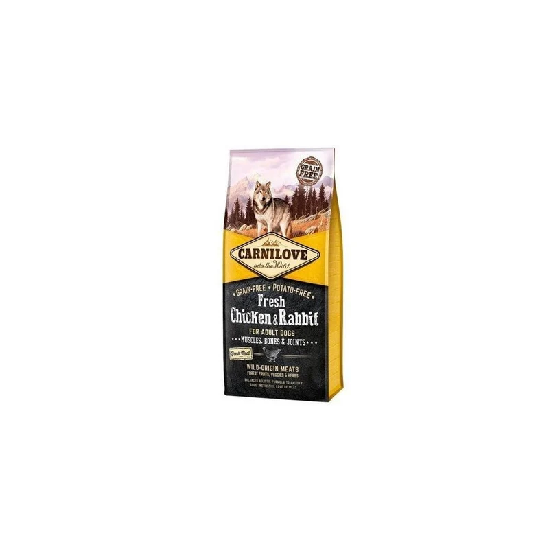 Affinity Carnilove Canine Adult Fresh Pollo Conejo Alimento Seco 1,5kg