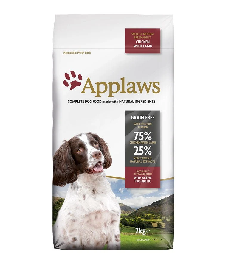 Applaws Dog Dry Adulto Raza Peq Medianas Pollo Cordero 2kg