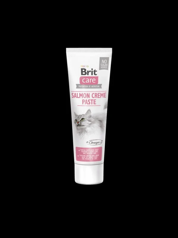 Brit Care Cat Pasta Crema Salmón Complemento 100g