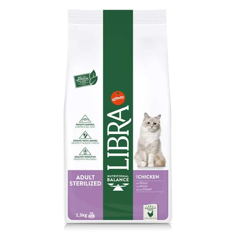 Affinity Libra Adult Sterilized Alimento Seco 1,5kg