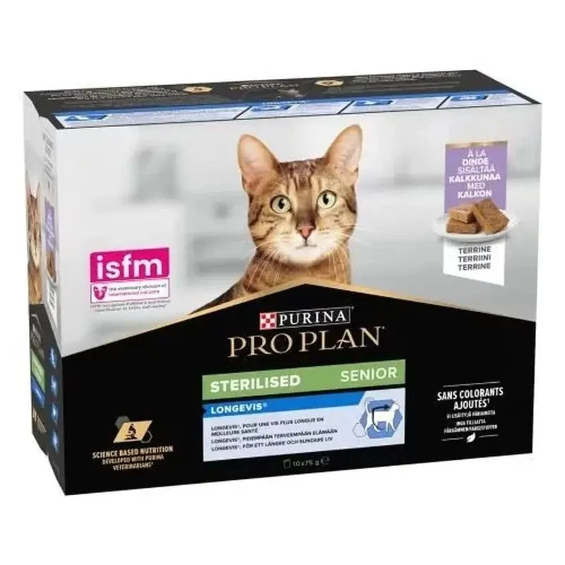 Purina Pro Plan Feline Esterilizado Senior Pavo 300gr