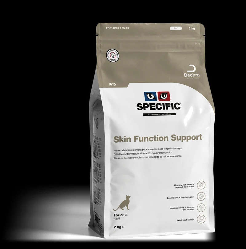 Specific Feline Fod Skin Function Support Comida Seca 2Kg