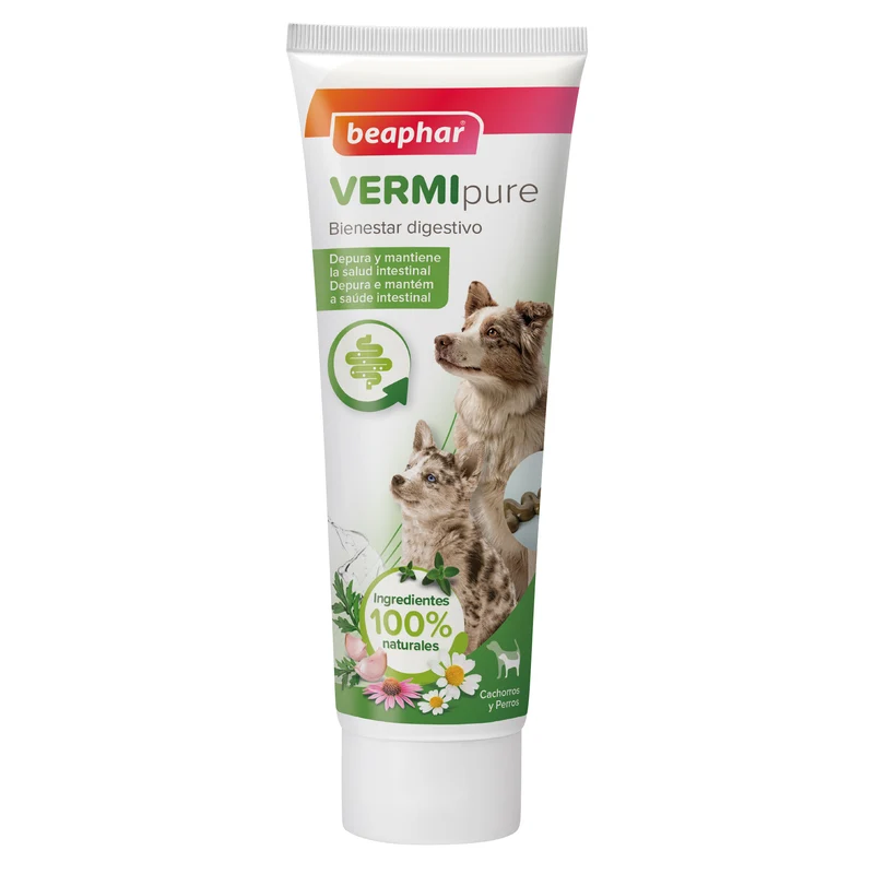 Beaphar Vermipure Pasta Natural para Perros 100g