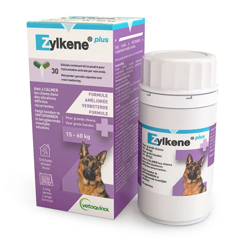 Vetoquinol Zylkene Plus Cápsulas Calmantes 30 unid