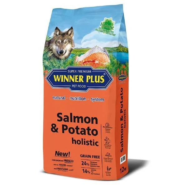 Winner Plus Salmon & Potato Alimento Seco Completo 12Kg