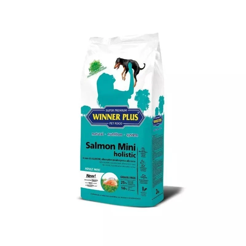 Winner Plus Canine Adult Holistico Mini Salmón Pienso Seco 2kg