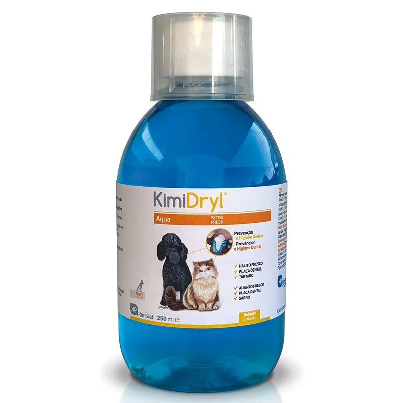 KimiVet KimiDryl Aqua Solución Bucal 250ml