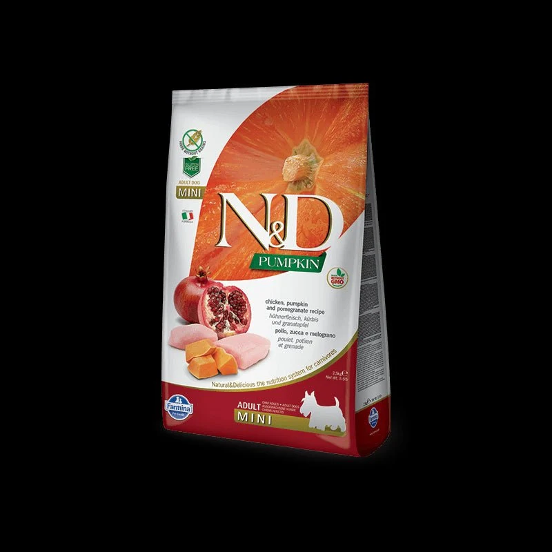 Farmina N&D Pumpkin Mini Pollo Comida Seca para Perros 800g