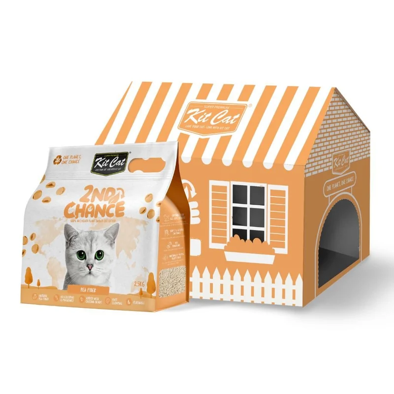 Kit Cat | Arena 2nd Chance - Cascara de Guisante y Yuca (6x2,5kg)