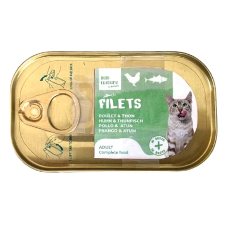 Bubi Nature | Filetes en gelatina - Pollo y atún (85g)
