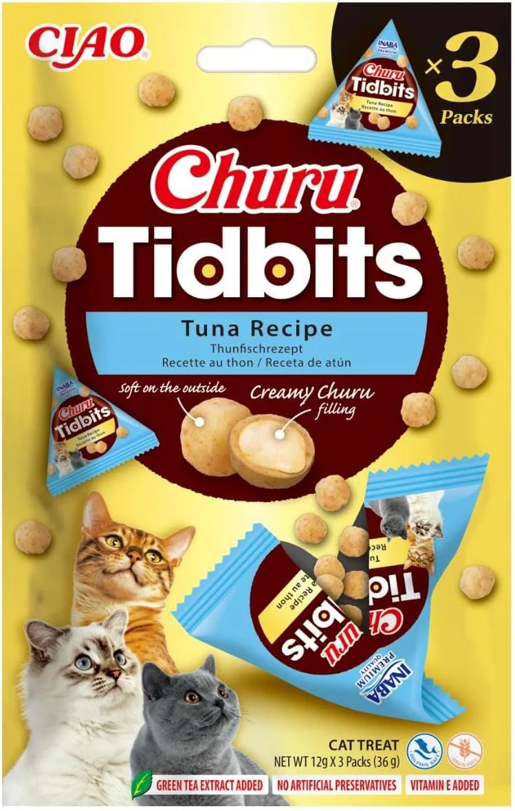Inaba | Tidbits - Pollo con atún (3x12g)