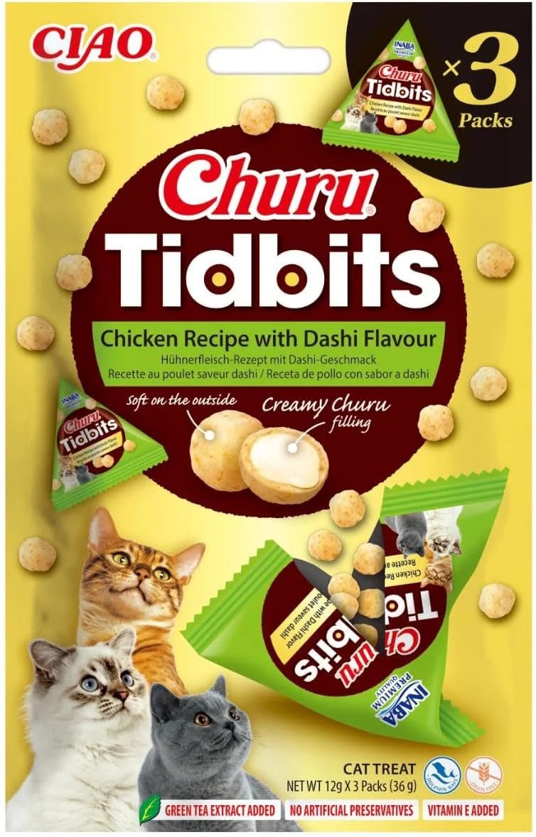 Inaba | Tidbits - Pollo al estilo dashi (6 paquetes de 3x12g)