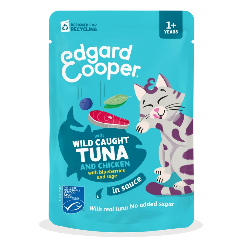 Edgard & Cooper | Atún y Pollo en Salsa (85g)