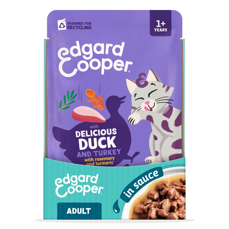 Edgard & Cooper | Pato y Pavo en Salsa (12x85g)