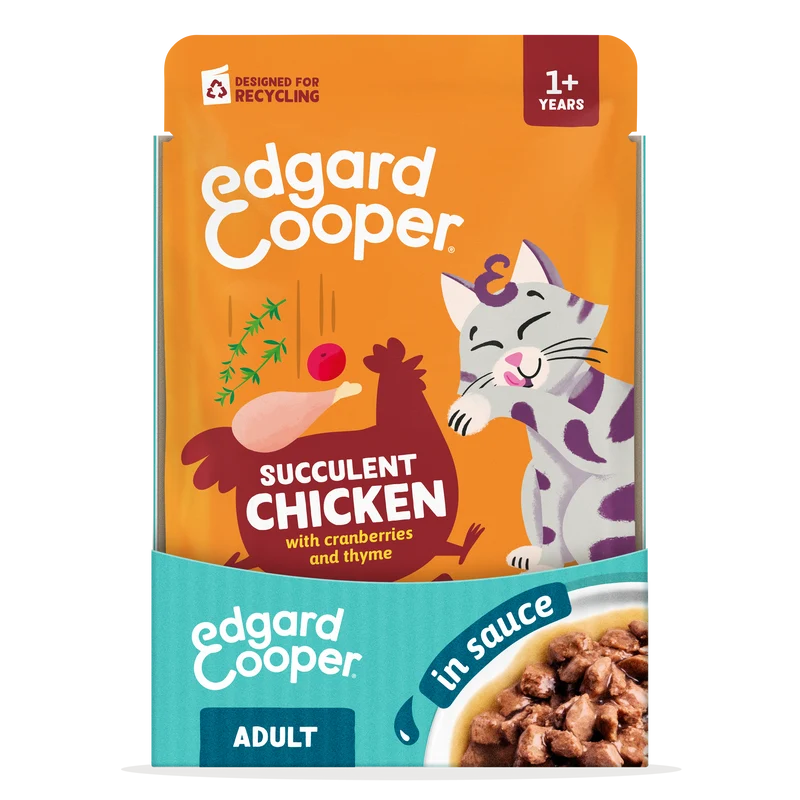 Edgard & Cooper | Pollo en Salsa (12x85g)