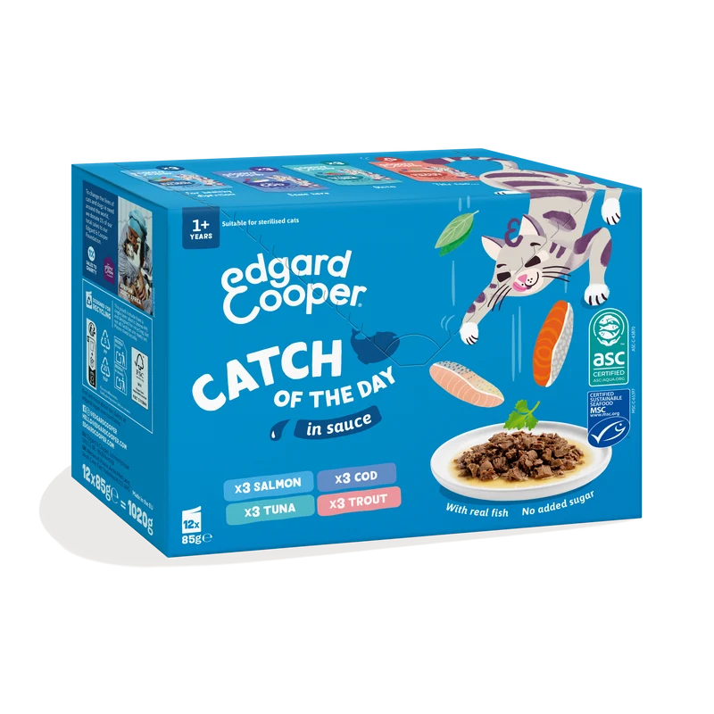 Edgard & Cooper | Multipack - Captura del Día en Salsa para Gatos (12x85g)
