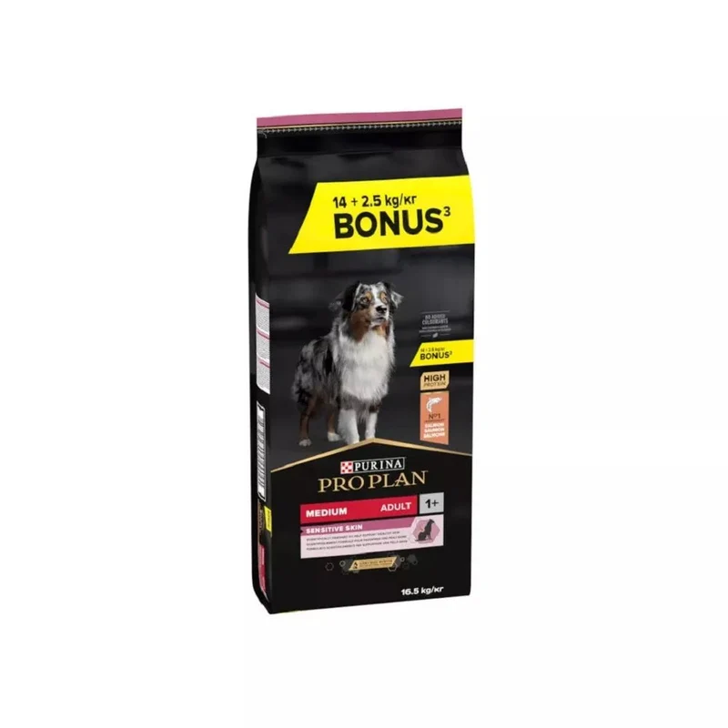 Purina Pro Plan Medium Sensitive Salmon 14kg+2,5kg
