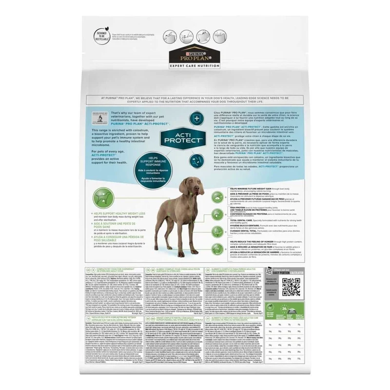 Purina Pro Plan Expert Dog Sterilised/Light Pollo 3kg