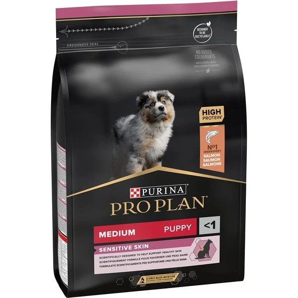Purina Pro Plan Dog Puppy Medium Skin Salmon 3kg