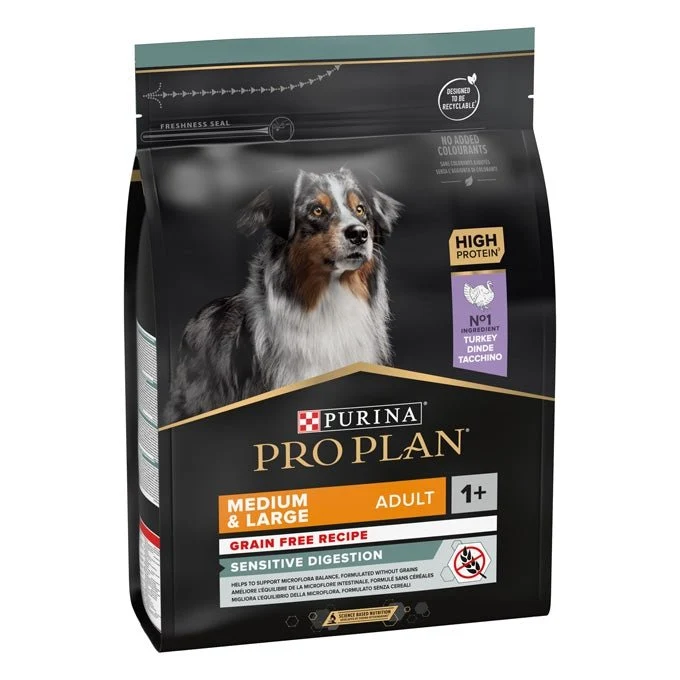 Purina Pro Plan Dog Medium & Large Adult Digest Grain Free Pavo 2,5kg