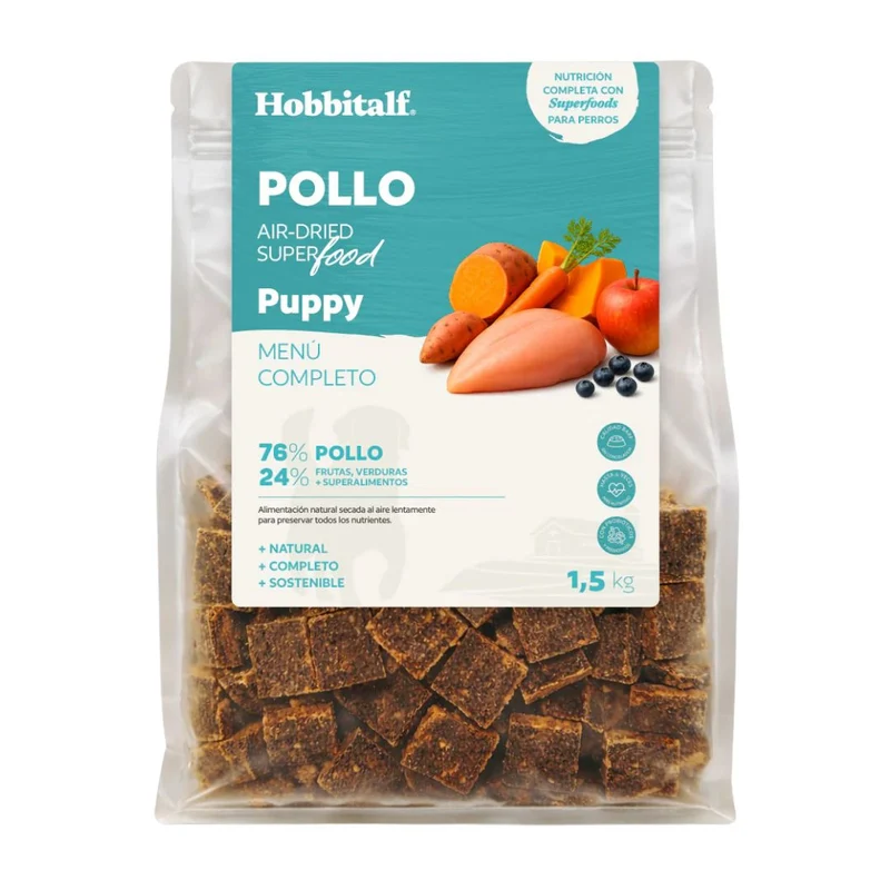 Hobbitalf Dog Air-dried Superfood Puppy Pollo