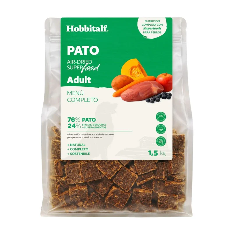 Hobbitalf Dog Air-dried Superfood Adult Pato