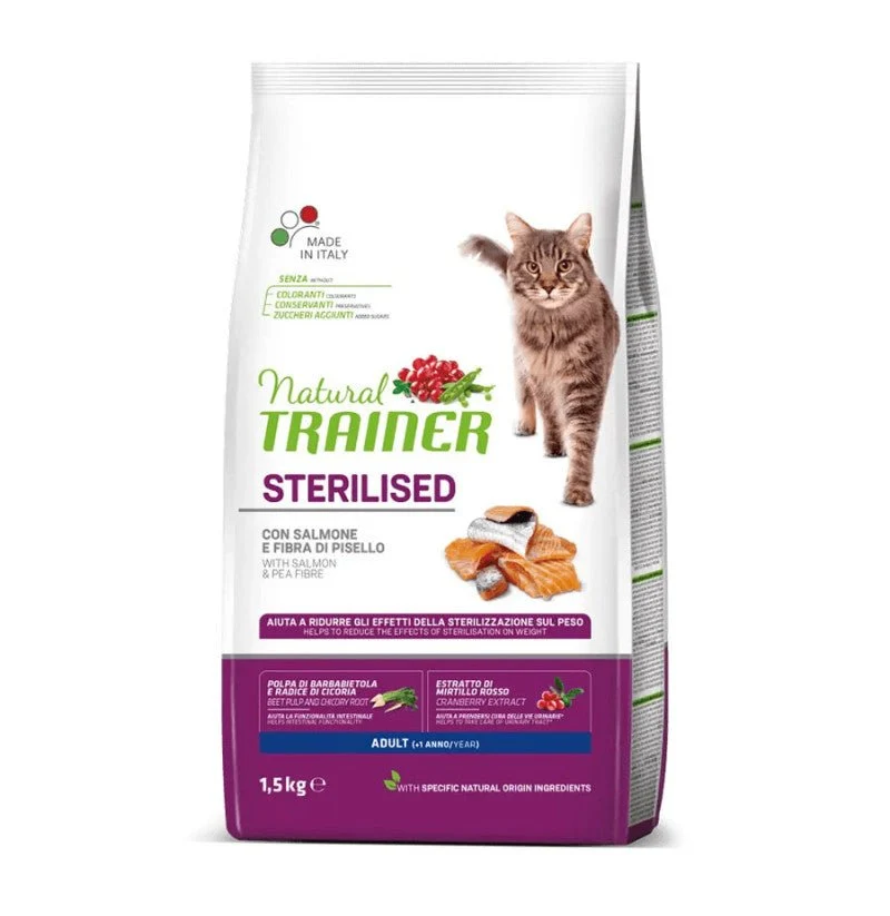 Affinity Natural Trainer Feline Adult Steril Salmón Pienso Seco 10kg
