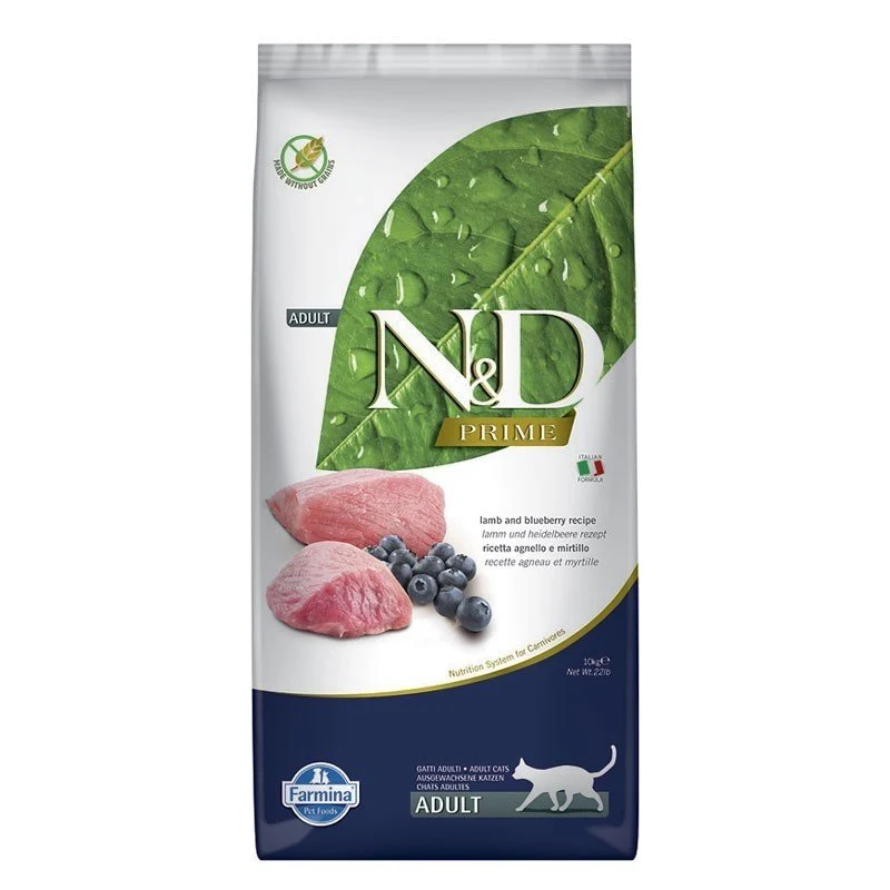 Farmina N&D Prime Cordero Alimento Seco para Gatos 10Kg