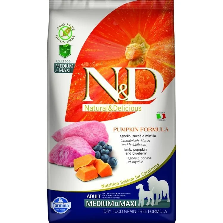 Farmina N&D Pumpkin Cordero y Arándano Alimento Seco para Perros 12Kg