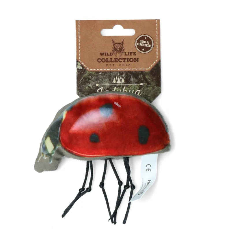 Wild Life Juguete para Gatos Mariquita con Catnip