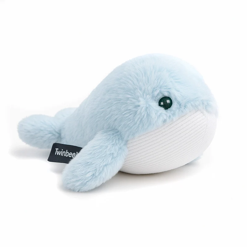 Twinbee Peluche Suave Ballena Azul