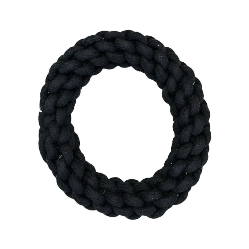 DoggyMasters Aro de Cuerda Negro
