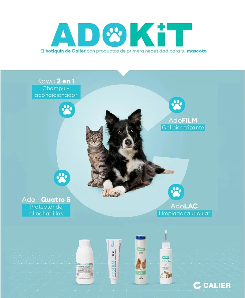 Calier Ado Kit Champú Azul 1 un