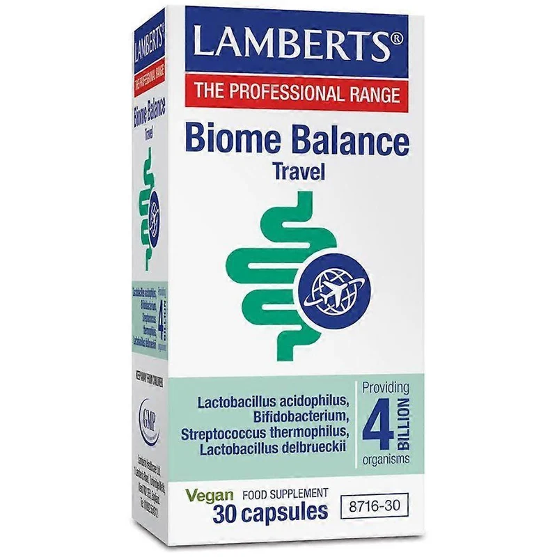 Lamberts Biome Balance Travel 30 Cápsulas