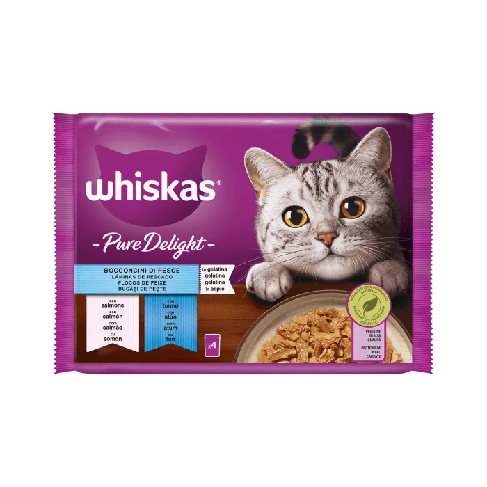 Whiskas Pure Delight Seleccion Pescado 13X4X85Gr
