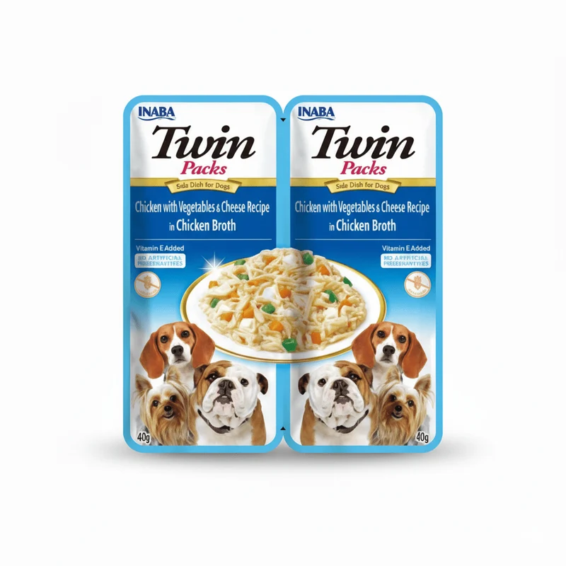 Churu Dog Twin Packs Pollo Con Verduras Y Queso 12x80Gr