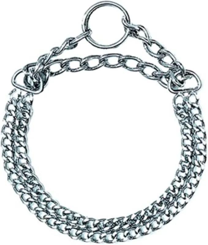 Freedog Collar Estrangulador Doble Cadena 2,5Mm 50cm 1 ud