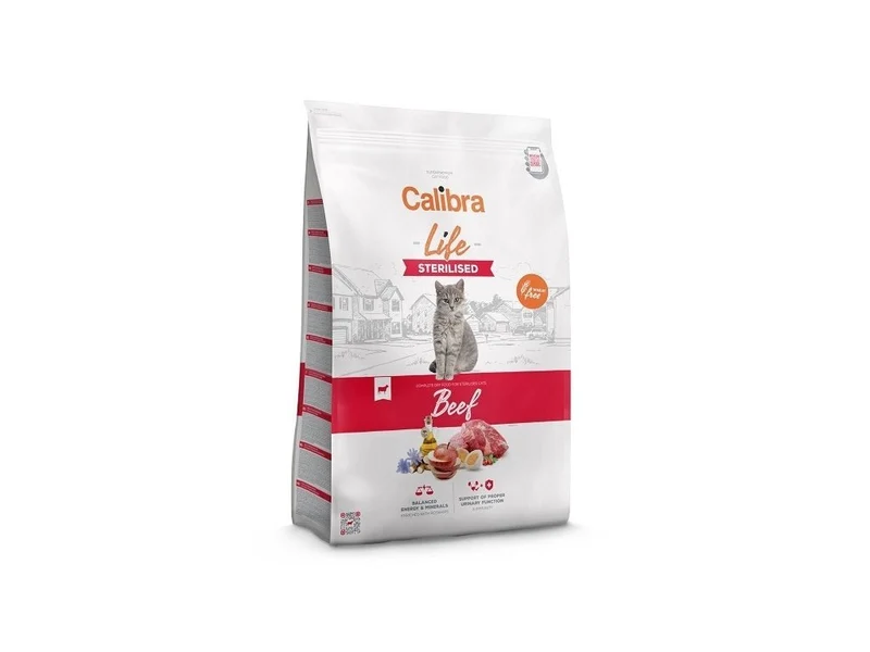 Calibra Cat Life Sterilised Ternera Pienso Seco 6kg