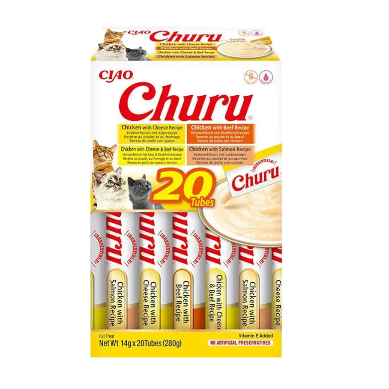 Inaba Cat Churu Multipack Pollo y Ternera 20x