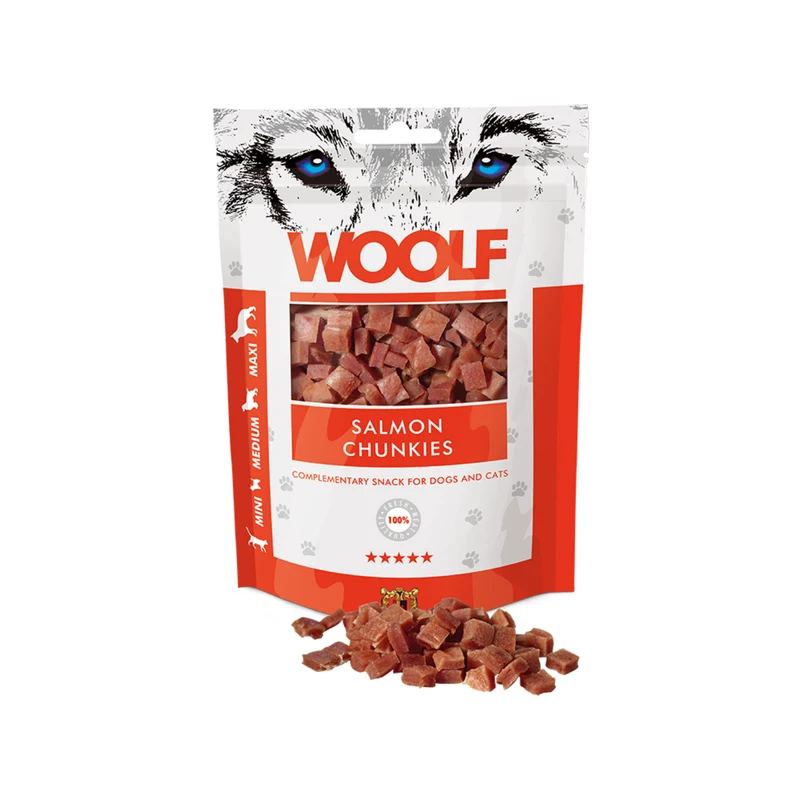 Woolf Salmon Chunkies 100gr