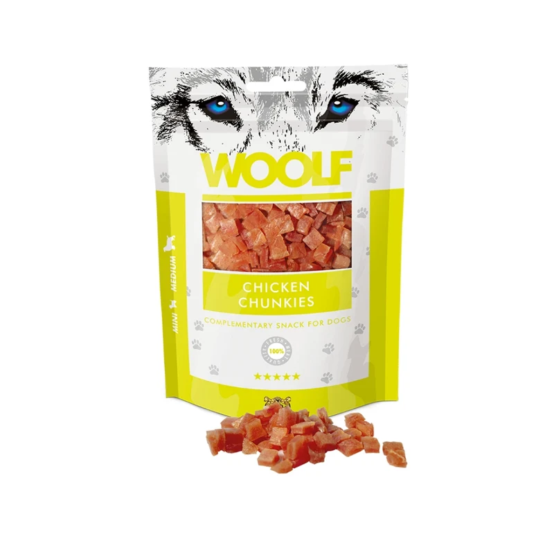 Woolf Chicken Chunkies 100g