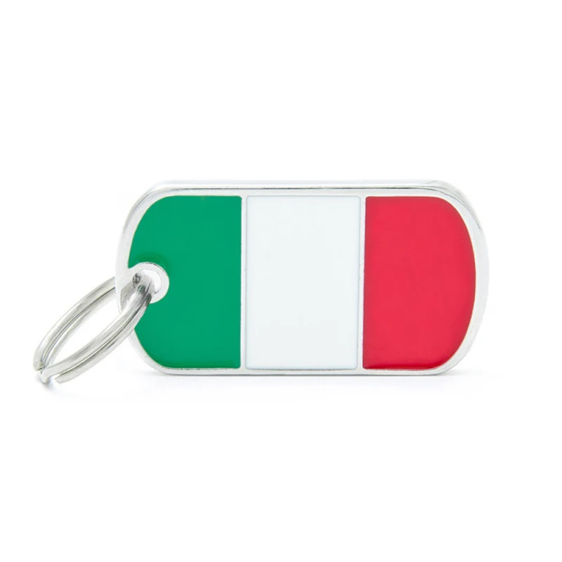 Placa Identificativa MyFamily Flags - Italia
