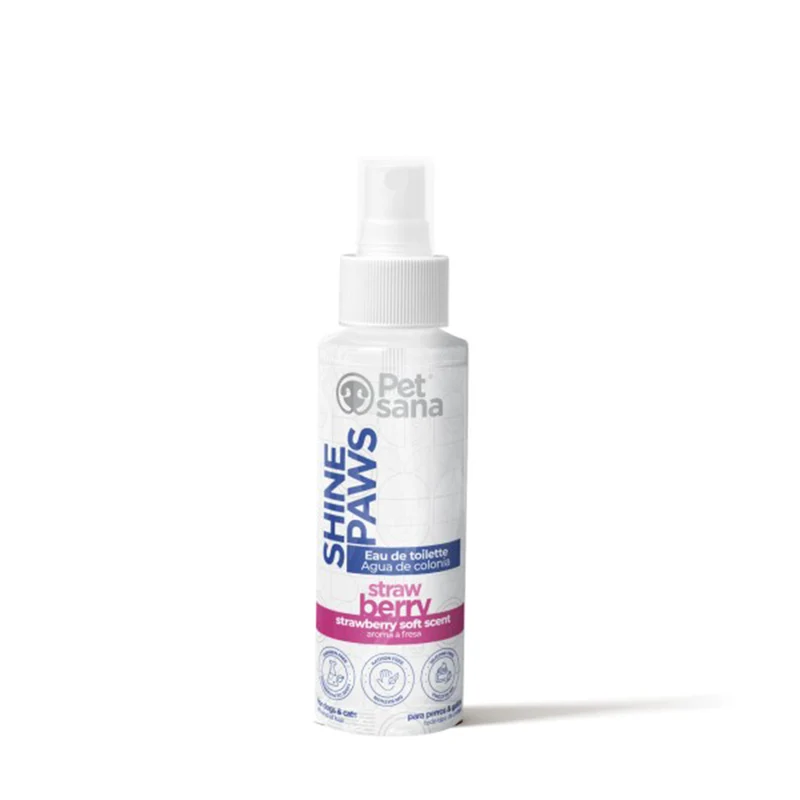 Petsana Shine Paws Colonia Strawberry
