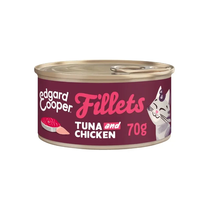 Edgard & Cooper Cat Fillets Atún y Pollo 70g