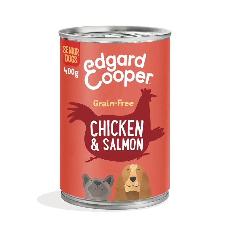 Edgard & Cooper Dog Lata Pollo y Salmón 400g