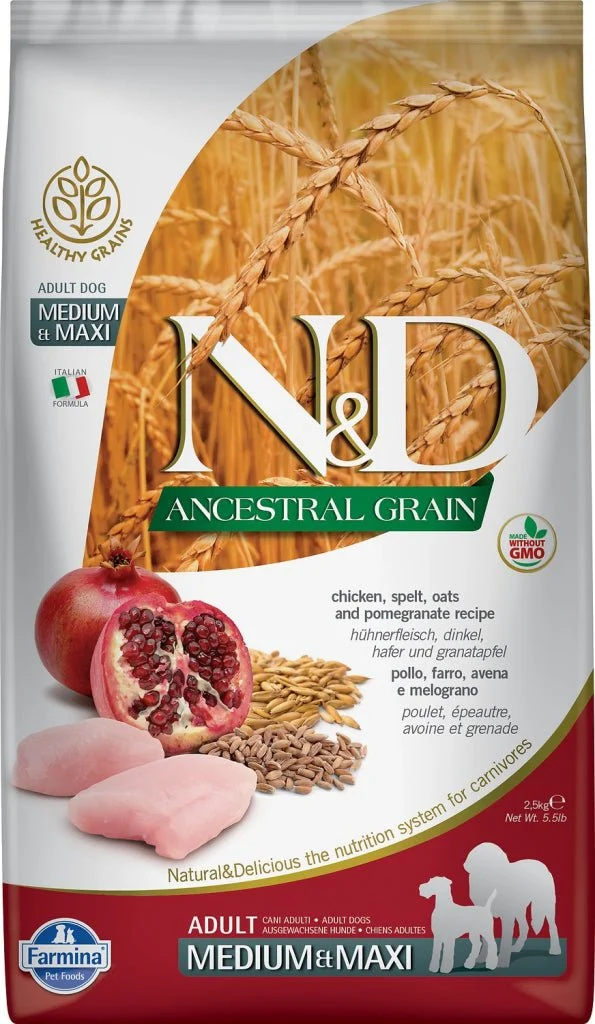 Farmina N&D Dog Ancestral Medium Maxi Pollo Alimento Seco 12kg